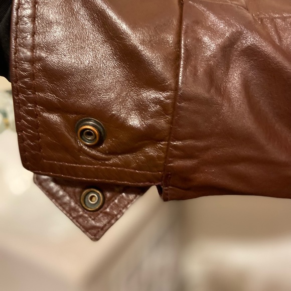 THE LEATHER RANCH GENUINE LEATHER 70s JACKET - Picture 7 of 8